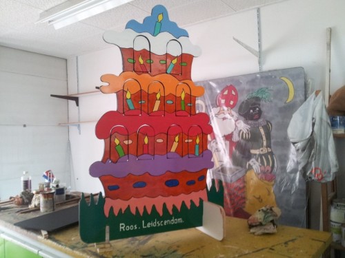 Brandweerspel - Verjaardagstaart